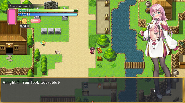 Screenshot z Senpai and the Mysterious Island