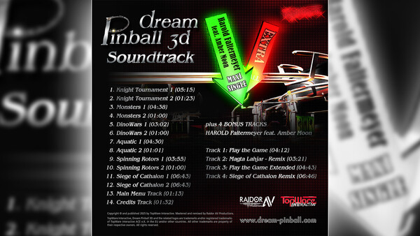 Dream Pinball 3D Soundtrack