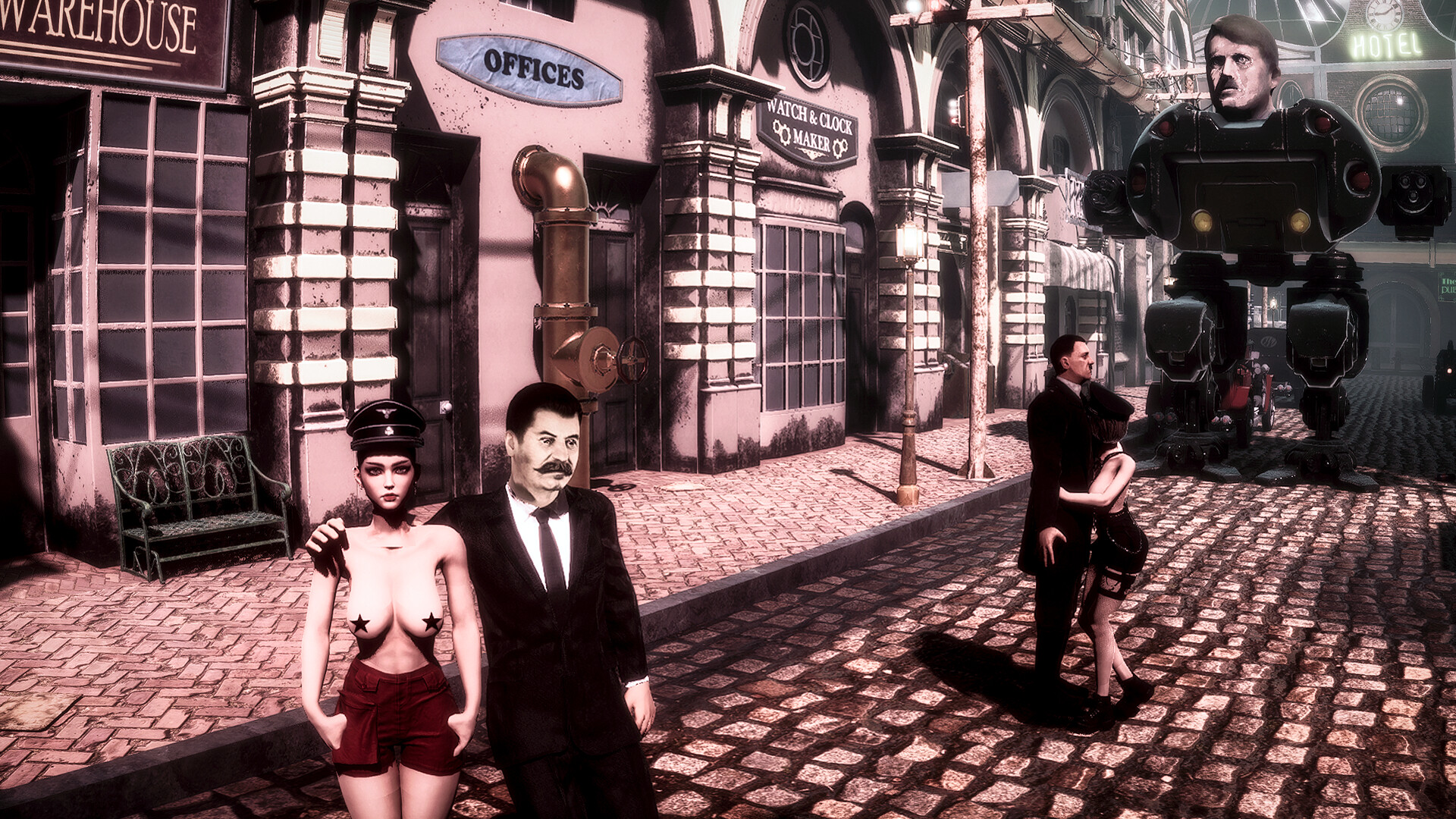 Stalin vs Hitler Hentai Sex War: Ussr Soviet Communism & Nazi screenshot #6