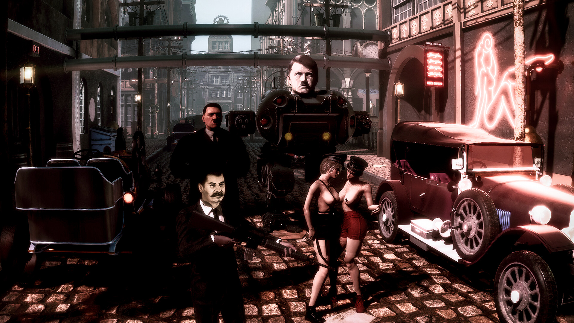 Stalin vs Hitler Hentai Sex War: Ussr Soviet Communism & Nazi screenshot #3