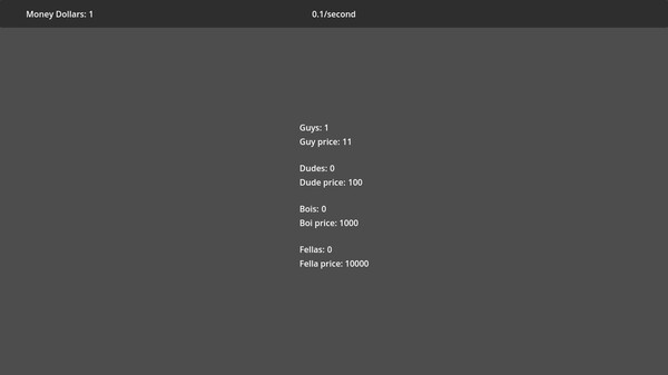Idle Game Simulator game for Linux 1