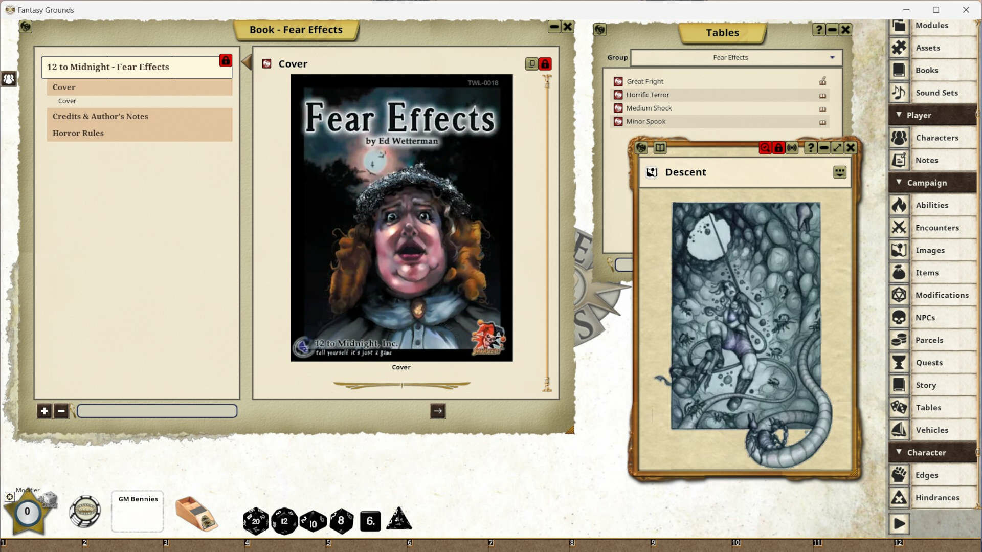 Fantasy Grounds - Fear Effectsのスクリーンショット 1