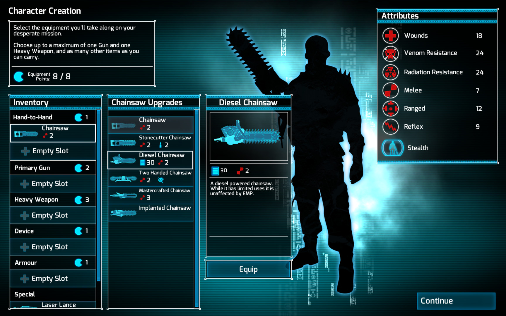 Chainsaw Warrior: Lords of the Night – Screenshot 2