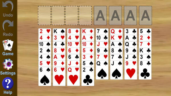 FreeCell Solitaire Classic Card Game screenshot 2