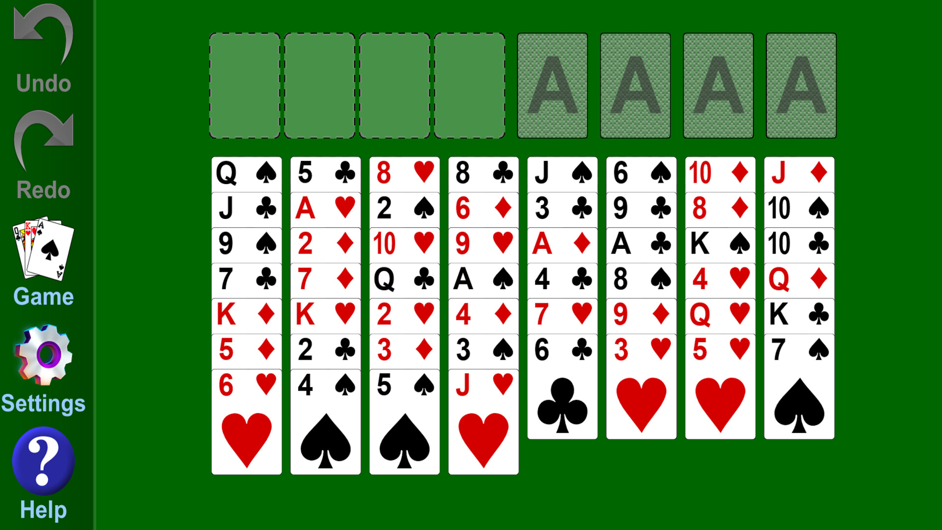 FreeCell Solitaire Classic Card Game Featured Screenshot #1