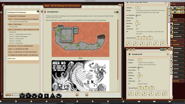 Fantasy Grounds - Mutant Crawl Classics #10: Seeking the Post-Humans