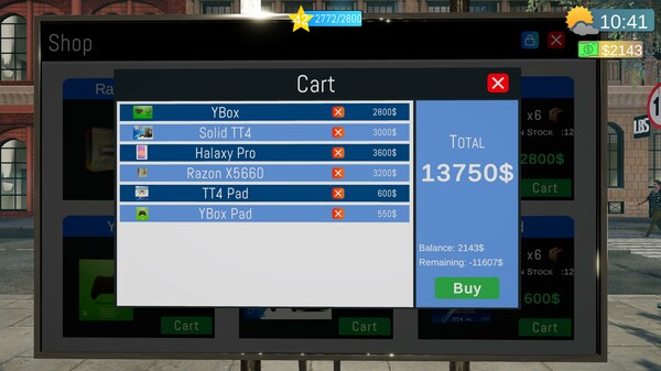 Tech Store Simulator Screenshot