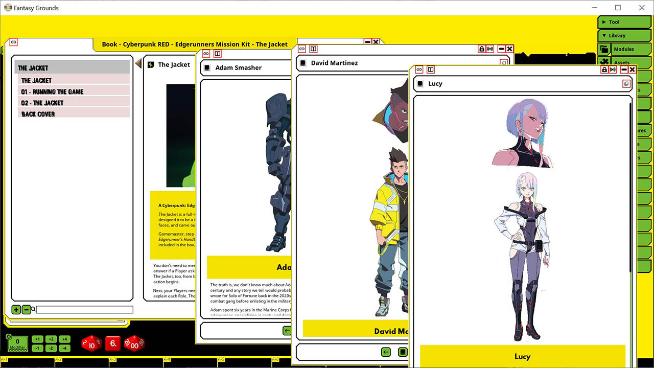 Fantasy Grounds - Cyberpunk RED - Cyberpunk: Edgerunners Mission Kit screenshot 1