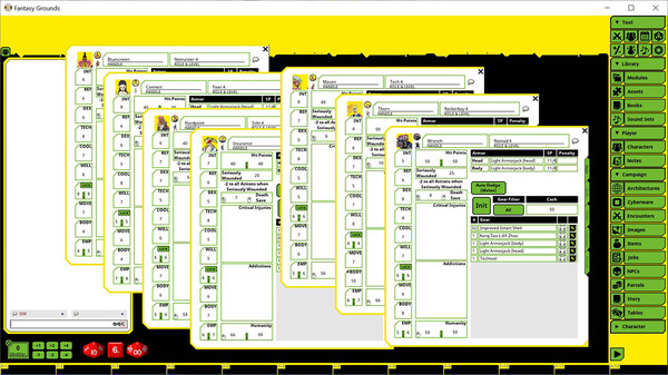 Fantasy Grounds - Cyberpunk RED - Cyberpunk: Edgerunners Mission Kit