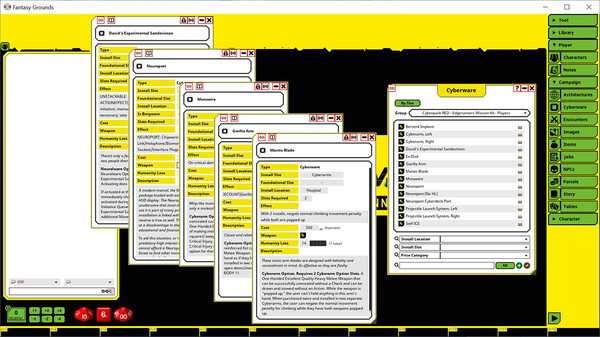 Fantasy Grounds - Cyberpunk RED - Cyberpunk: Edgerunners Mission Kit
