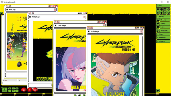 Fantasy Grounds - Cyberpunk RED - Cyberpunk: Edgerunners Mission Kit