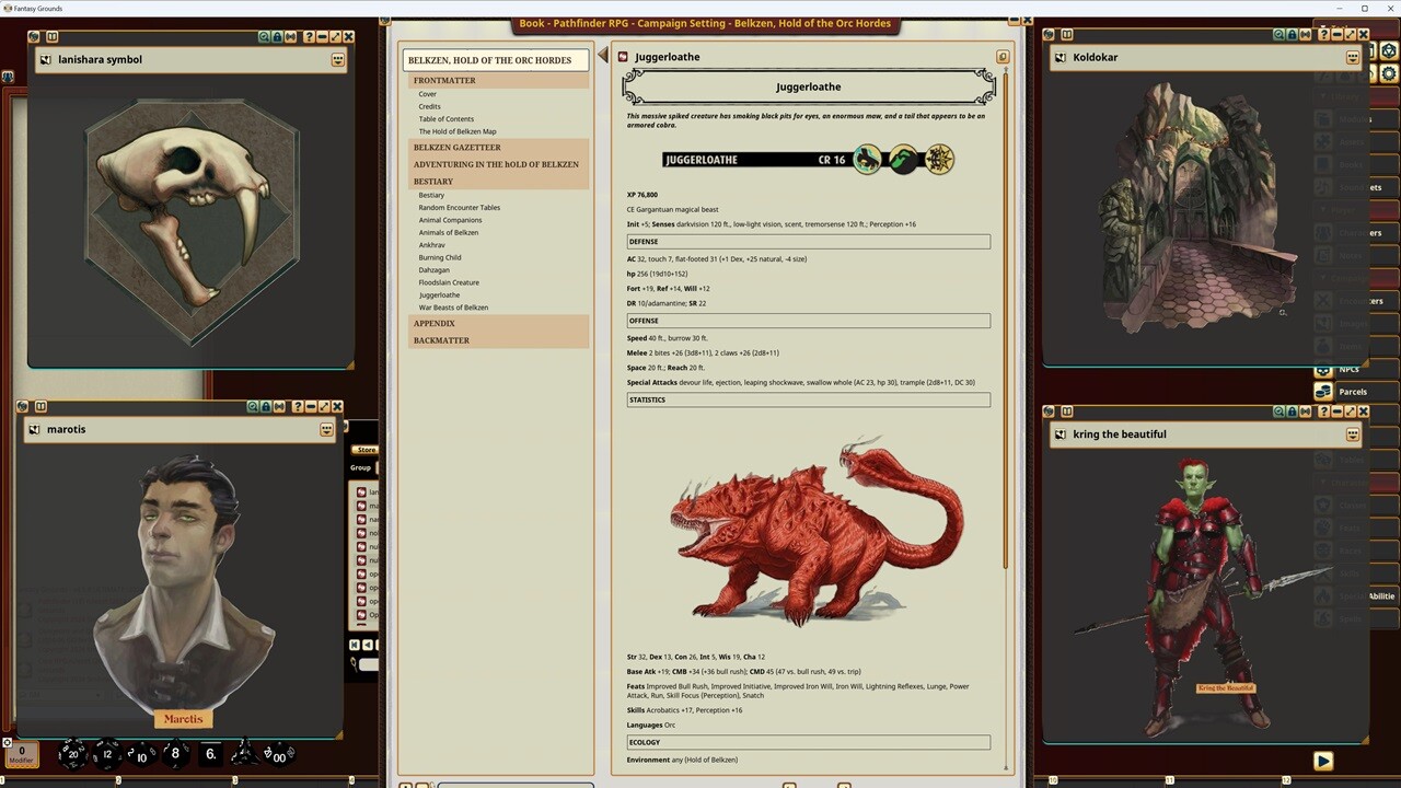 Fantasy Grounds - Pathfinder RPG - Campaign Setting: Belkzen, Hold of the Orc Hordesのスクリーンショット 1