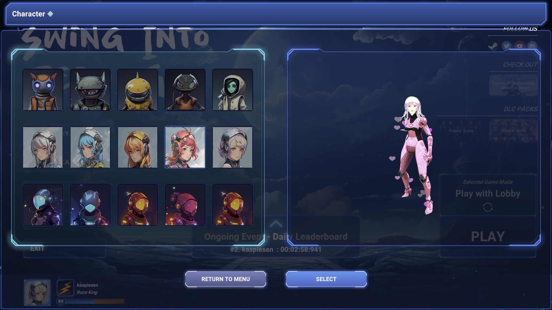 Swing Into Zero-G: Space Girls Character Bundle Featured Screenshot #1