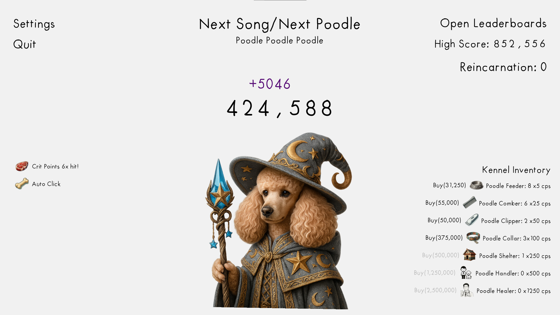 Poodle Clicker screenshot #1
