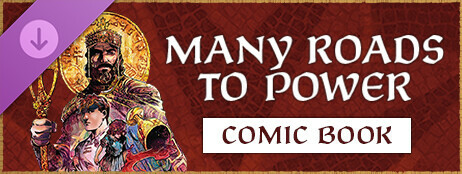 Crusader Kings III: Many Roads to Power - Comic Book cover art