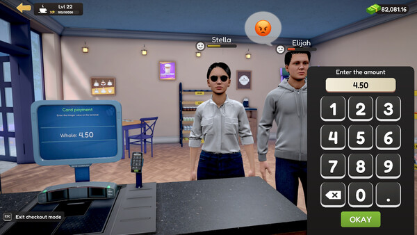 My Café Manager Simulator game for windows Pc 1
