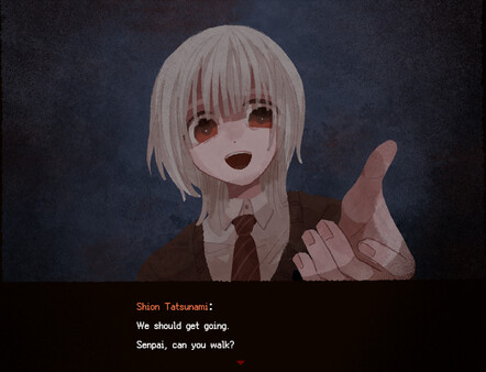 Screenshot of さいはて駅 gameplay showing in-action mechanics