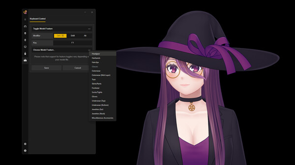 Puppetstring VTuber Tracking Screenshot