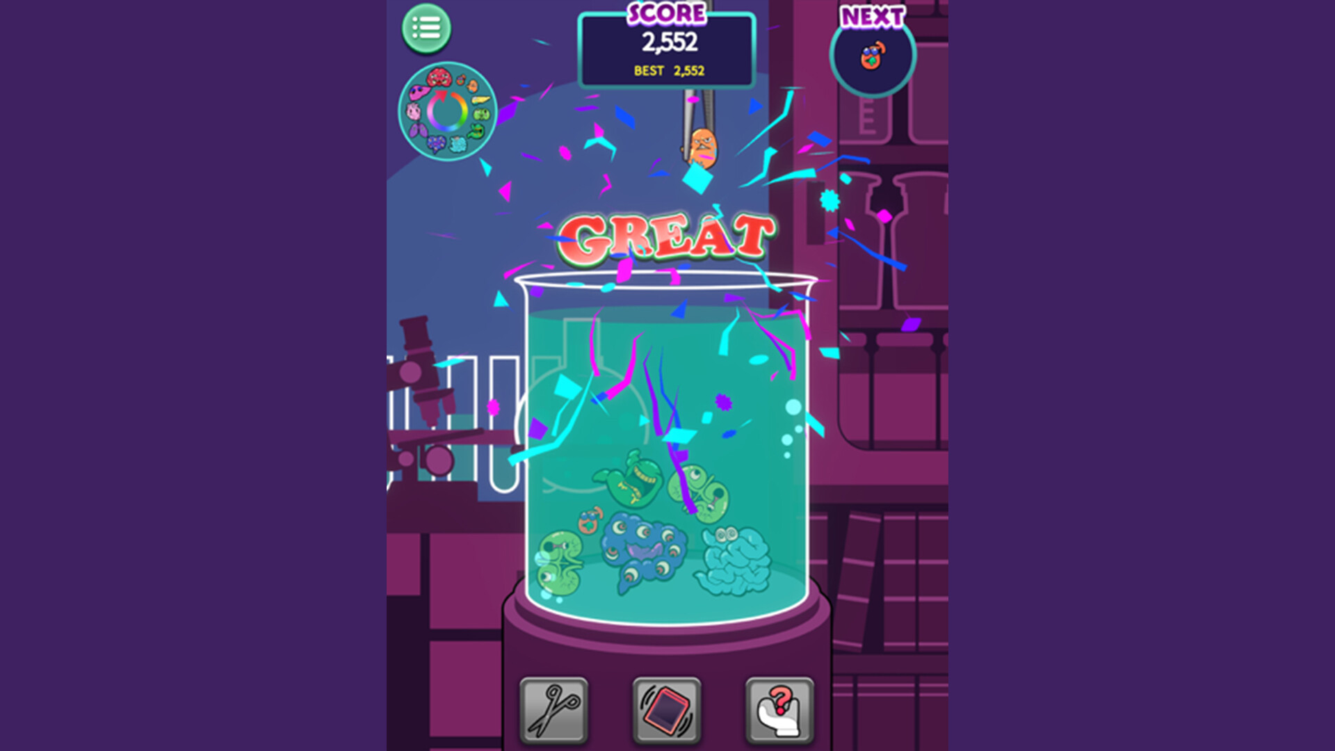 #2. OrganGame-MergePuzzle- (Steam) Podle: Loxarc Inc.