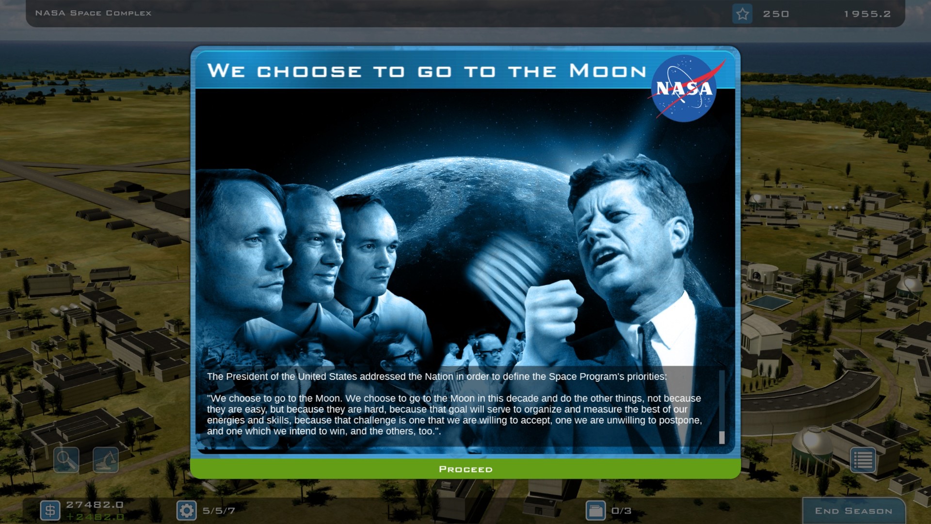 Buzz Aldrin’s Space Program Manager