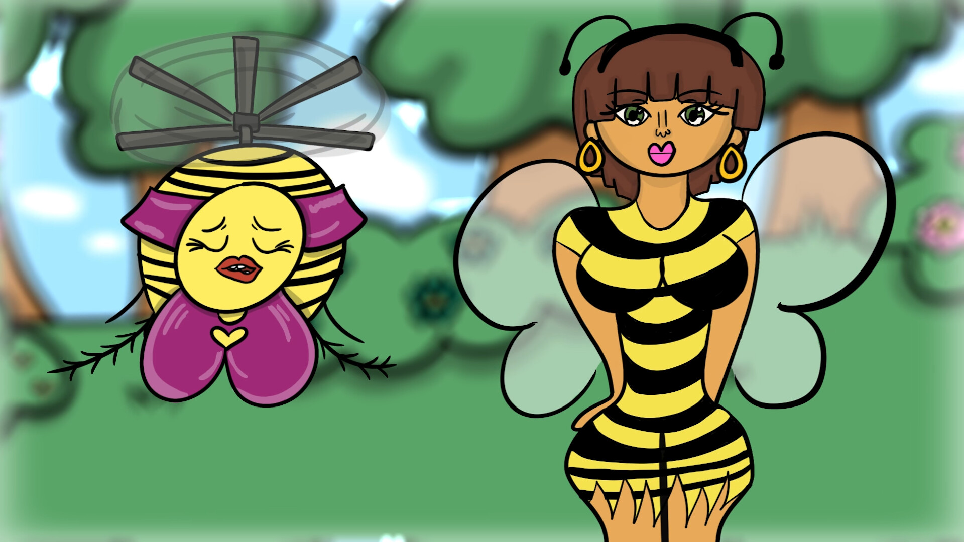 My Beeloved: A Bee Dating Sim screenshot #1