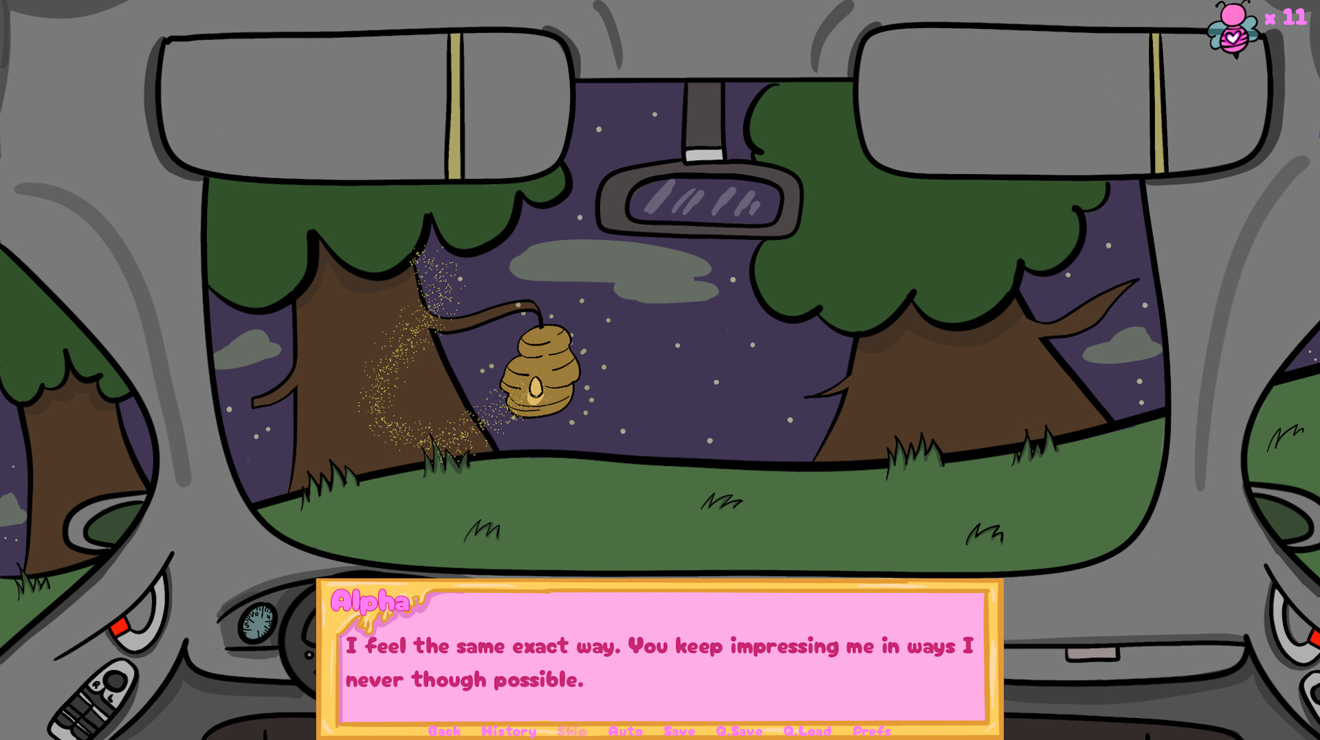 My Beeloved: A Bee Dating Sim screenshot #2
