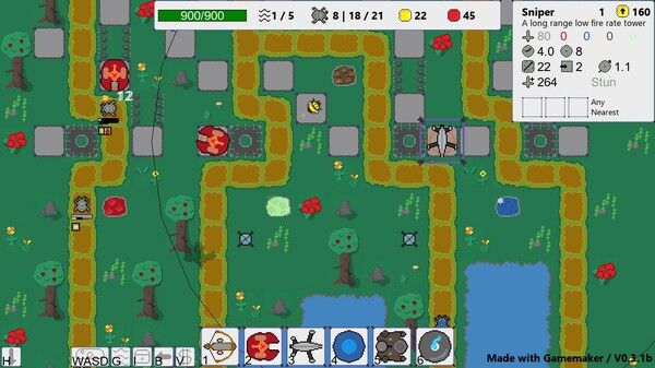 Скриншот 1 из игры Bug.Splash TD