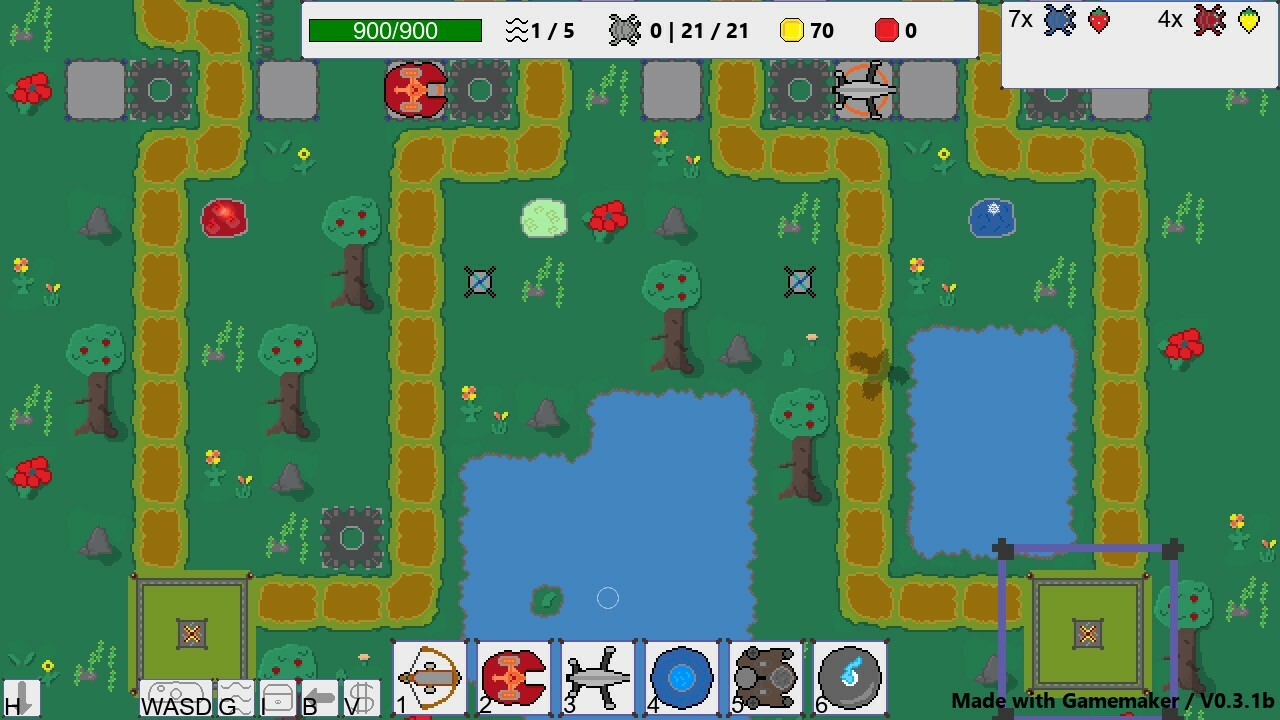 #2. Bug.Splash TD (Steam) 由: UglyBudgetPrettyProduct