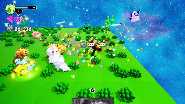 Screenshot z Frog Galaxy Survivor Screenshot z Frog Galaxy Survivor