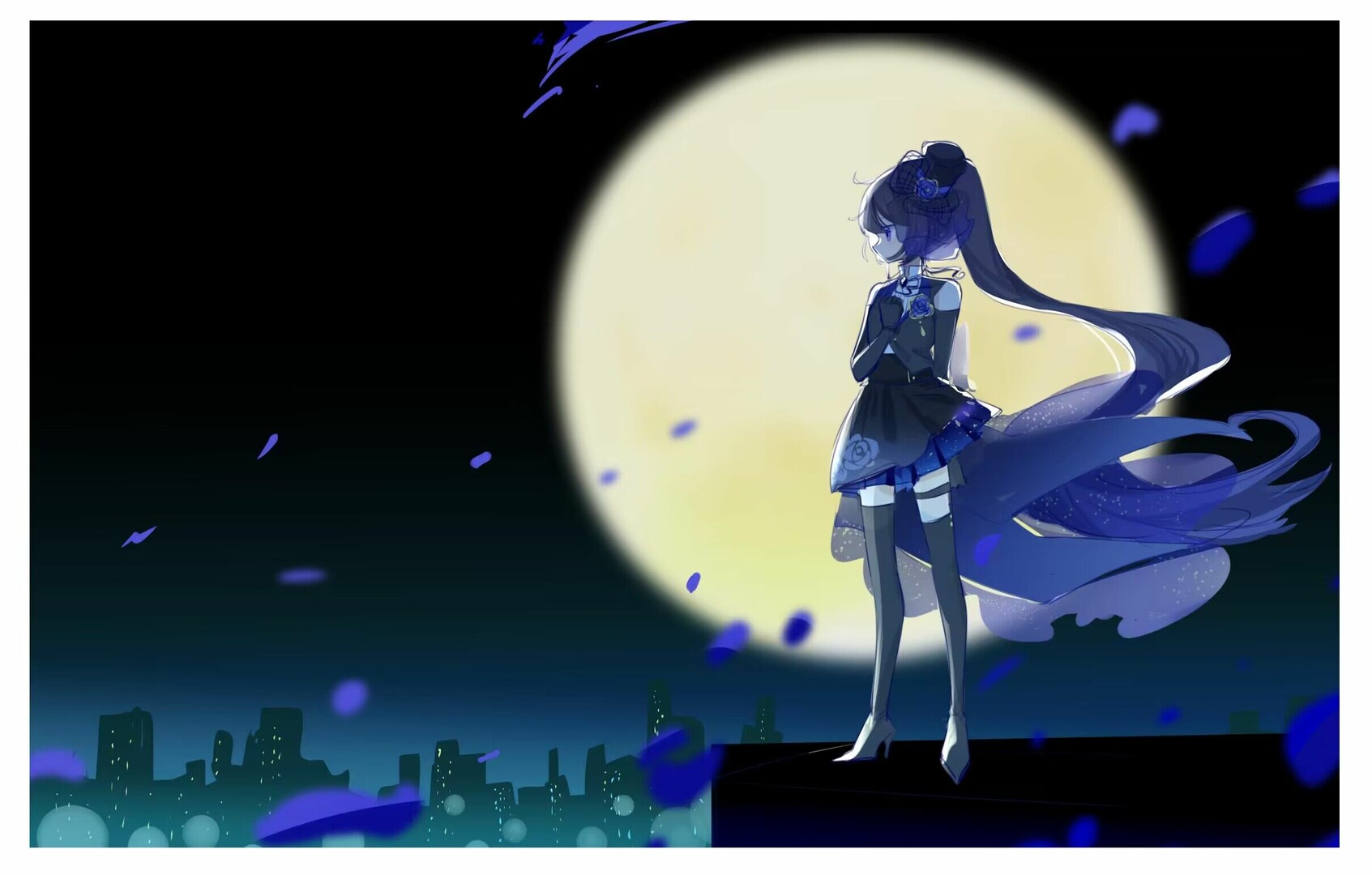 Steam：夜空色的魔法少女 - Nightsky Blue Magical Girl
