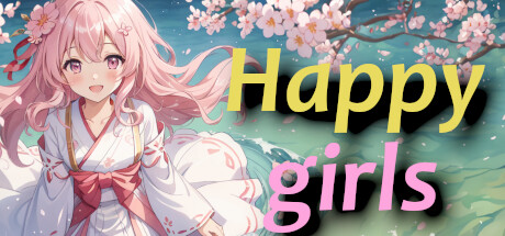 HAPPY girls banner