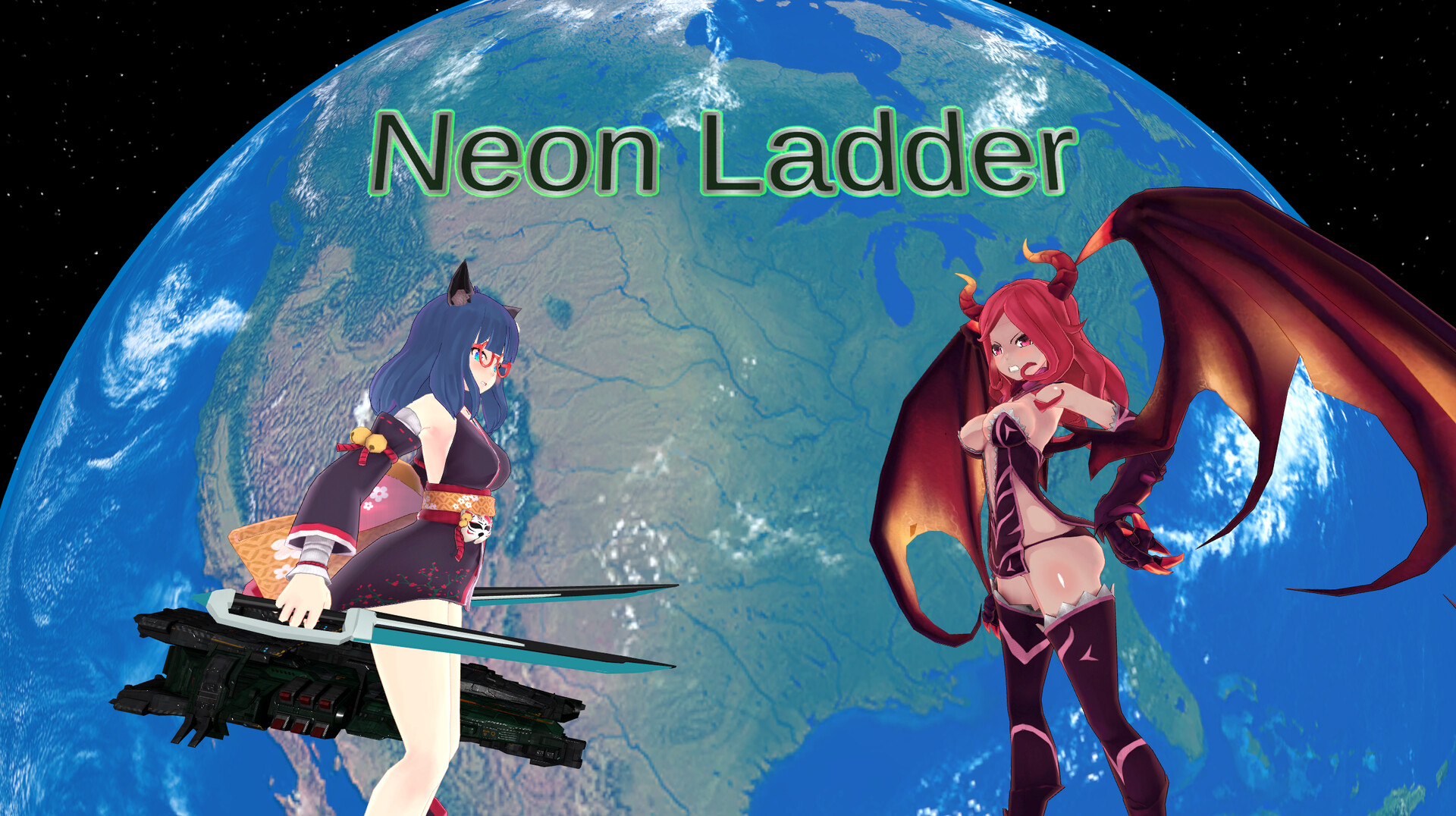 Neon Ladder Demo Featured Screenshot #1