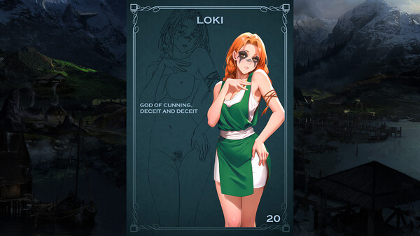 Скриншот из Erogoddess: Asgard - Digital Artbook