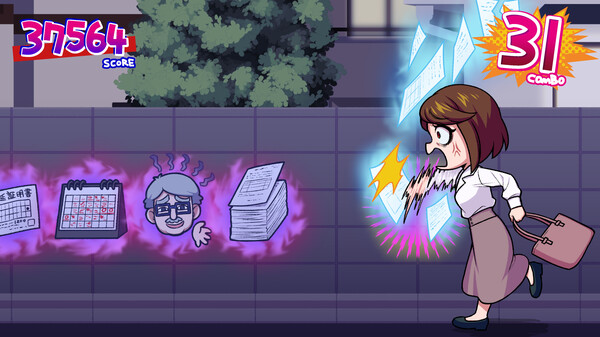 Burnout Inferno Office Girl screenshot 3