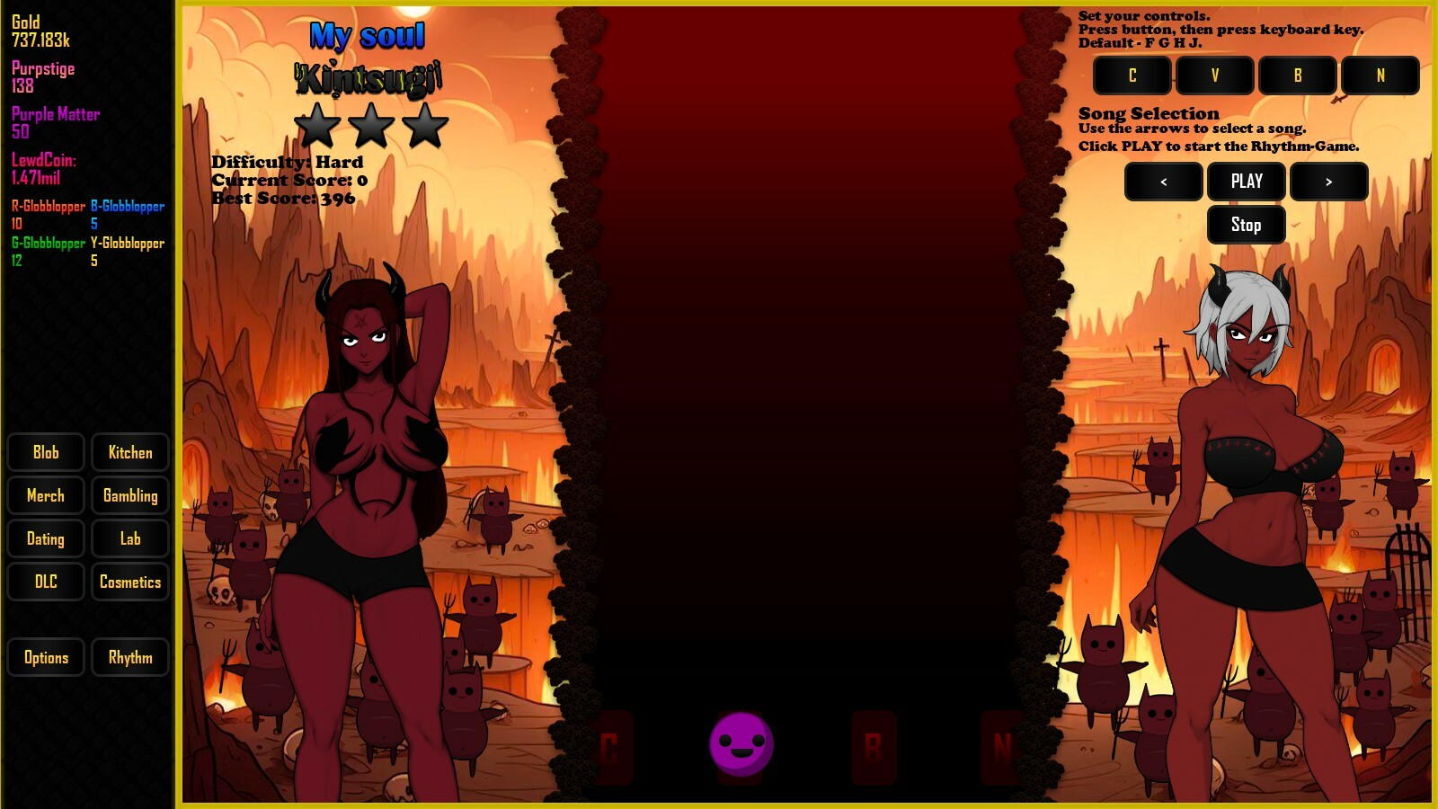 Operation Food to Gold - Rhythm game from Hell! screenshot screenshot 1