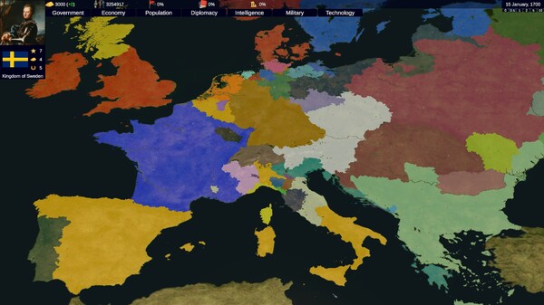 Screenshot of Age of Enlightenment gameplay showing in-action mechanics