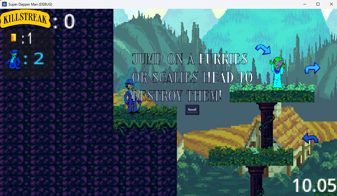 Super Dapper Man VS Furries PC gameplay screenshot 1 of 10