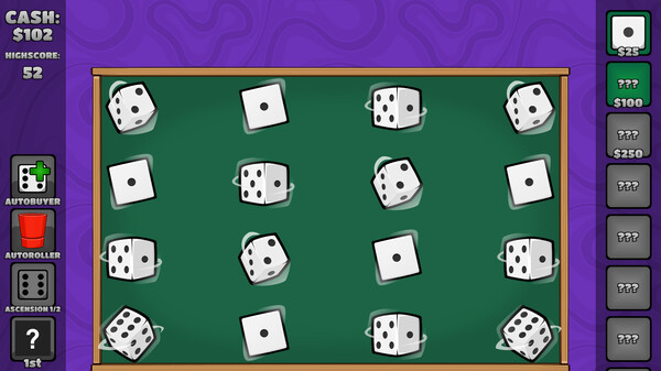 Screenshot z Incremental Dice