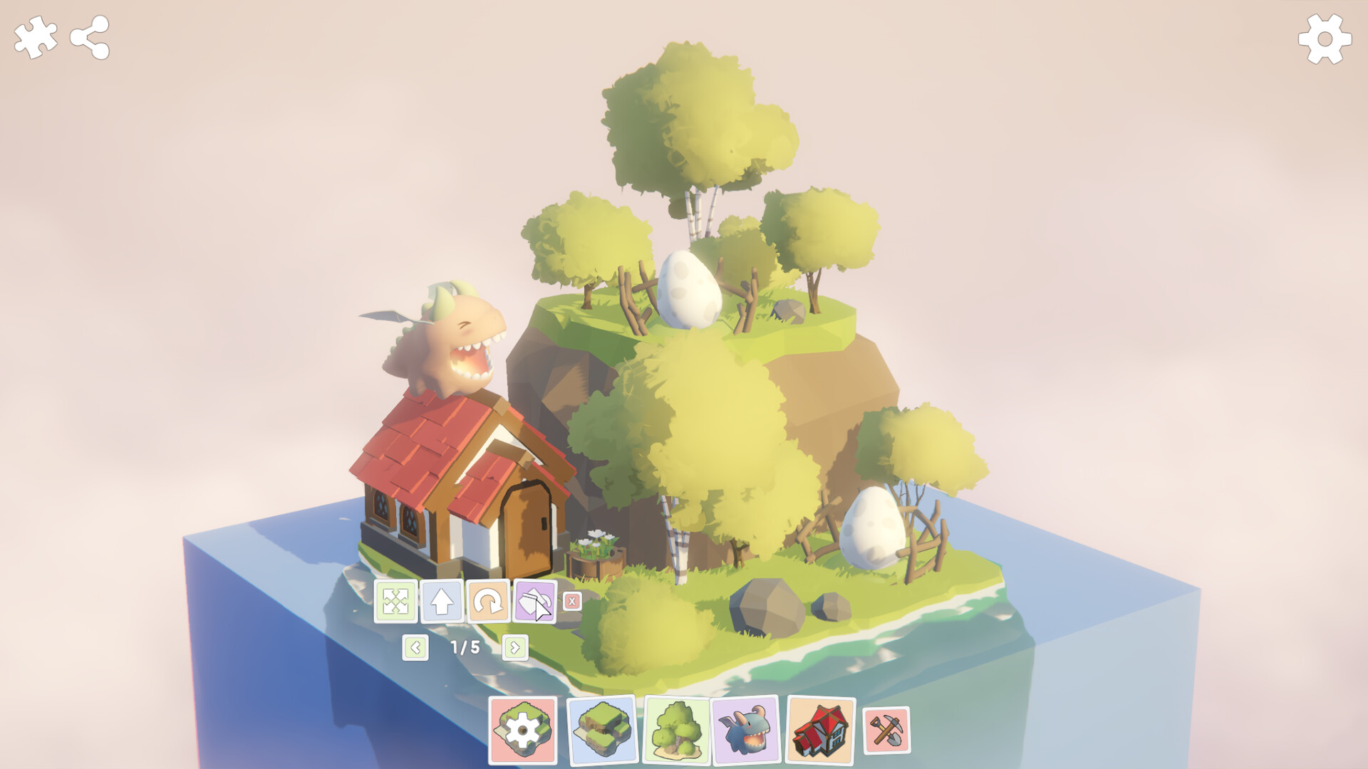 #5. Dragon Spot: Cozy Sandbox (Steam) بواسطة: Faraway Home