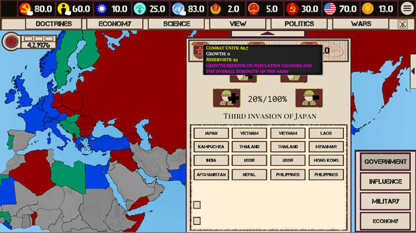 Screenshot z Mao's Legacy: Heroes of War and Money