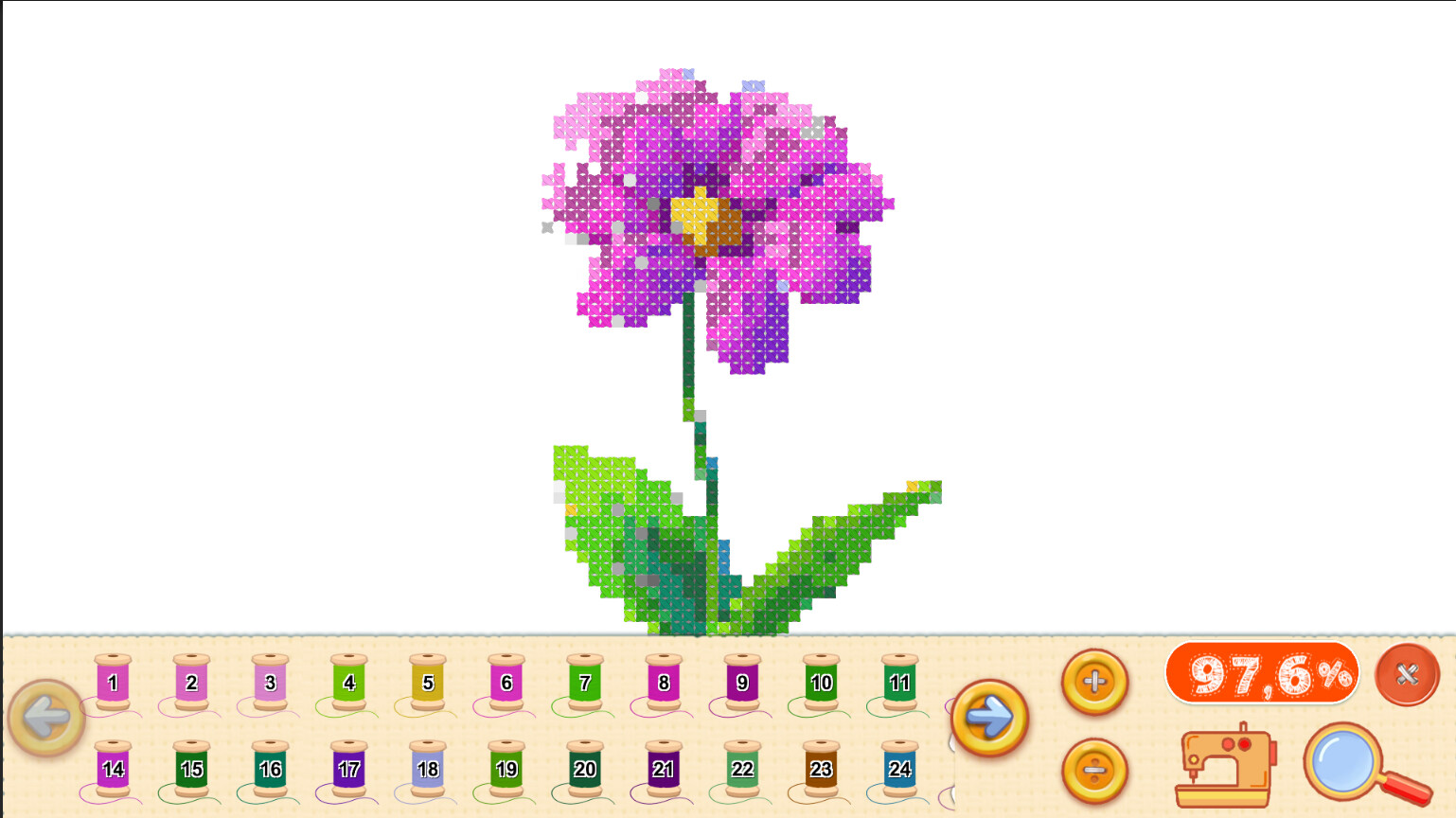 My Hobby: Needlework Galore DLC Mystic Blossoms Featured Screenshot #1