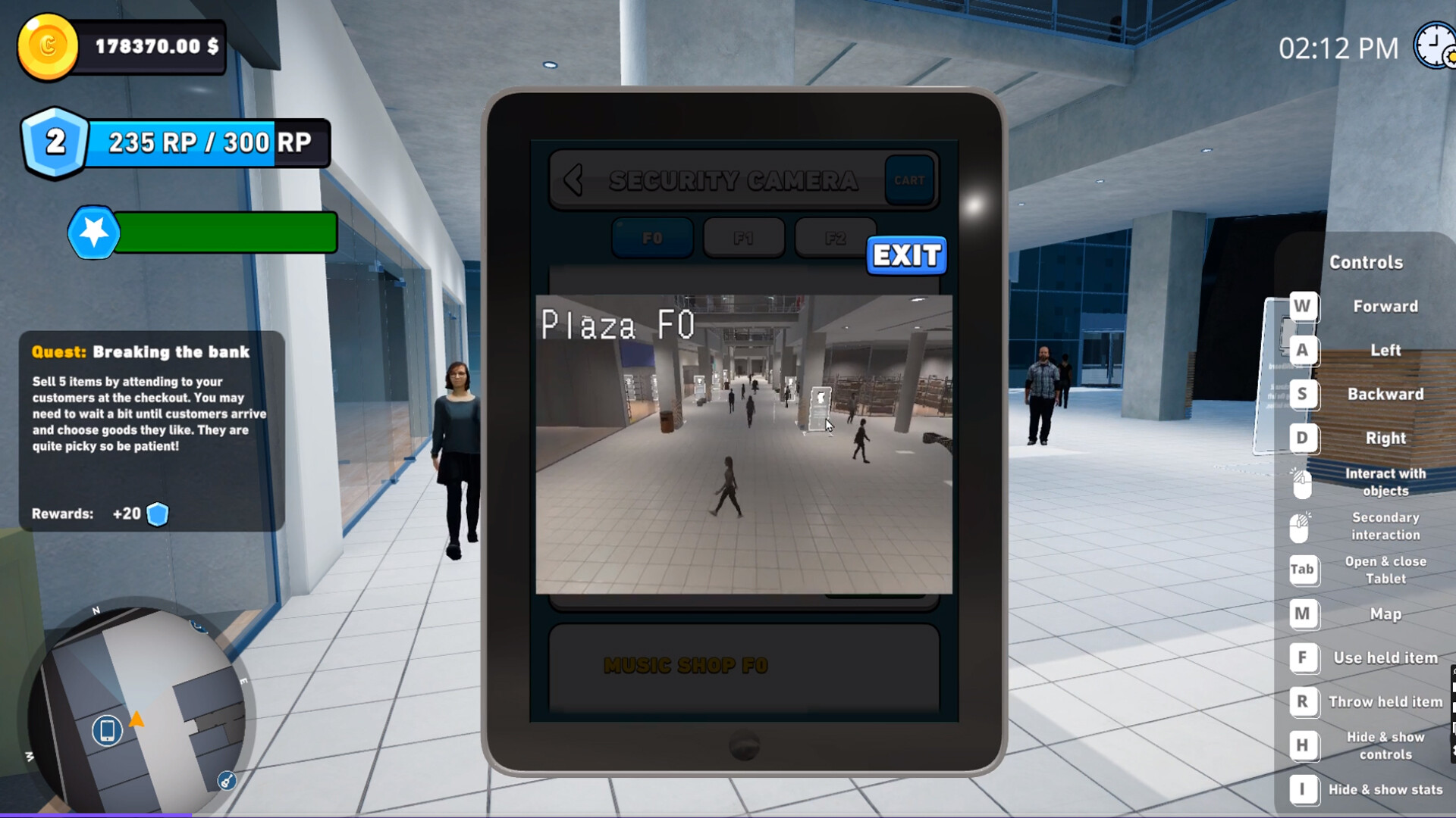 #10. MALL MANAGER SIMULATOR (Steam) Por: KINETIC MOBILE GAMES