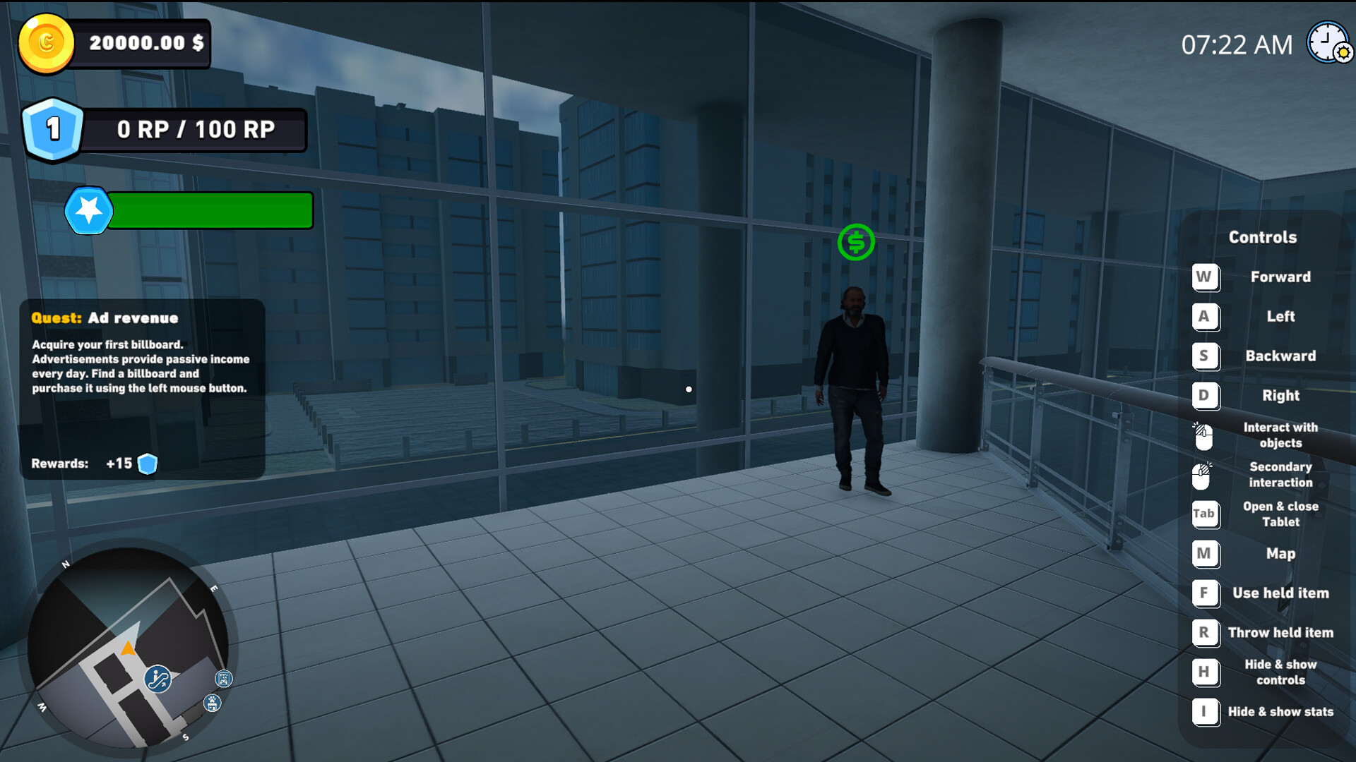 #8. MALL MANAGER SIMULATOR (Steam) Por: KINETIC MOBILE GAMES