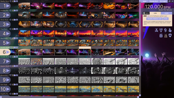 AI-VJ - Rock Visuals