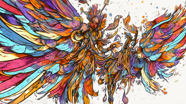 Screenshot z AI-VJ - Carnival Visuals