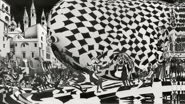 Screenshot z AI-VJ - Carnival Visuals