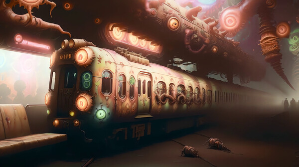 Screenshot z AI-VJ - Horror Visuals