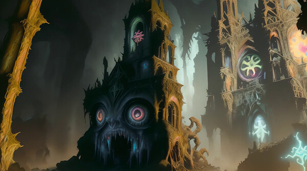 Screenshot z AI-VJ - Horror Visuals