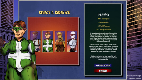 Скриншот из Second Rate Superheroes