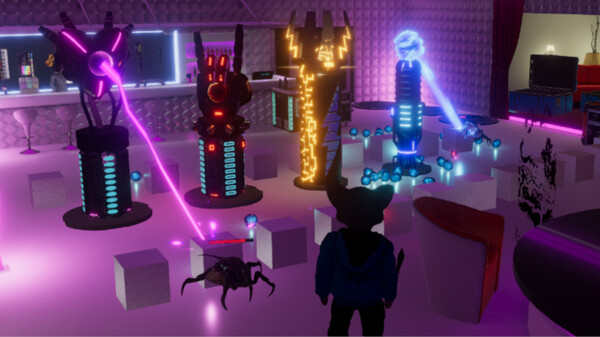 Screenshot of Club Defenders gameplay showing in-action mechanics